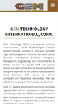 Mobile Screenshot of gemtechnology.com